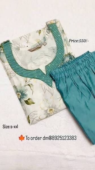 Budget Friendly Straight Cut Kurti — On Fleek Women Fashion